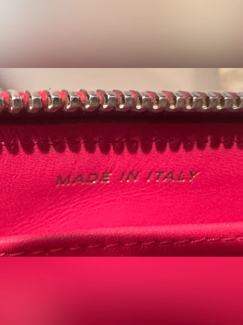 CHANEL Quilted Zip Wallet - Hot Pink